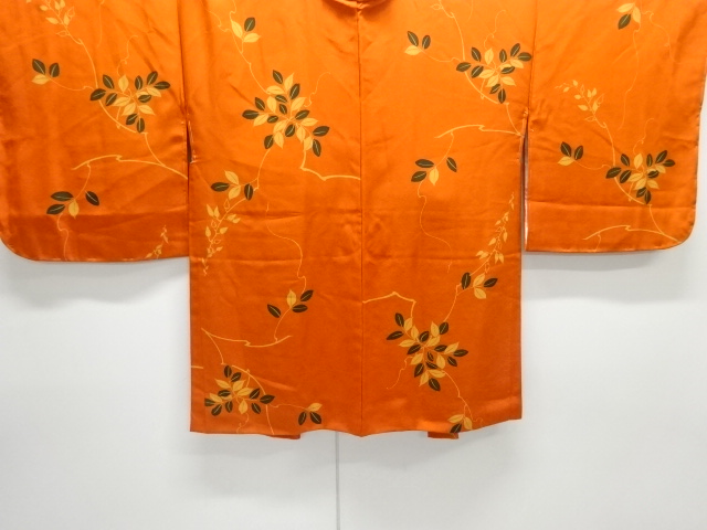 未使用品　葉模様羽織